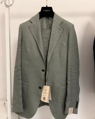 NUOVO Abito Gutteridge 100% lino - verde salvia