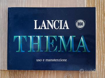 Libretto uso manutenzione Lancia Thema turbo V6