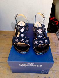 Sandali donna in pelle nera - Melluso tg. 36