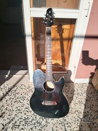 Chitarra acustica IBANEZ TCY10E BK Black High Glos