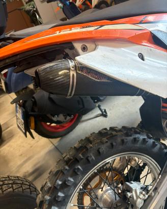 silenziatore scalvini full carbon ktm exc 2016