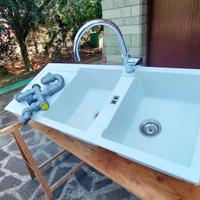 Lavabo Fragranite Franke con Miscelatore Grohe