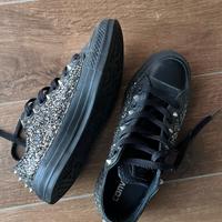 Converse All Star Glitter con Borchie