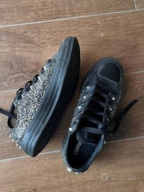 Converse All Star Glitter con Borchie