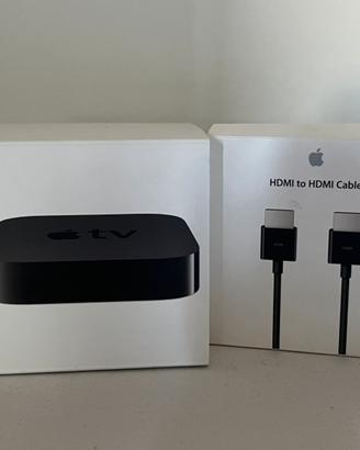 Apple TV 3ª Gen + HDMI Apple + scatole originali