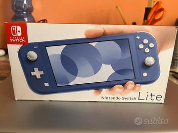 Nintendo switch lite blu - console portatile