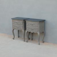 Due comodini st.provenzale laccati Shabby Chic