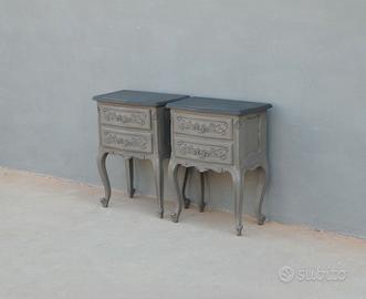 Due comodini st.provenzale laccati Shabby Chic