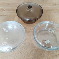 Ciotole in vetro con coperchio