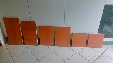 Mensole cucina laminato ciliegio - come nuove