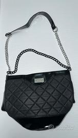 Borsa nera trapuntata Paola T. Modello Secchiello