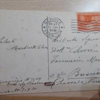 Cartolina 1930 GENOVA P.zza De Ferrari - Brescia -