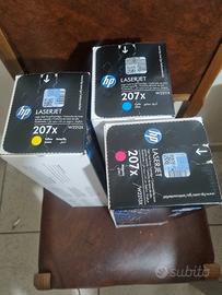 lotto 3 hp toner laser jet 207x  ( Originali)