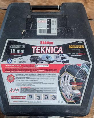 Catene neve furgone camper 16mm