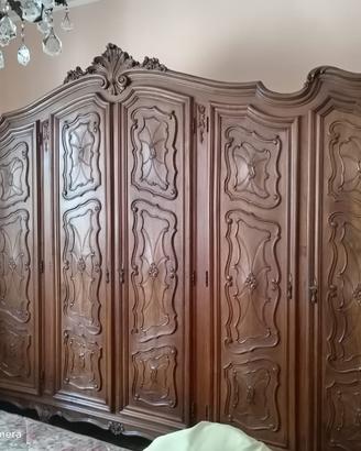 Camera da letto in stile barocco piemontese