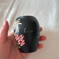 Vaso fato a mano legno