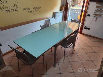 TAVOLO IN VETRO CALLIGARIS 