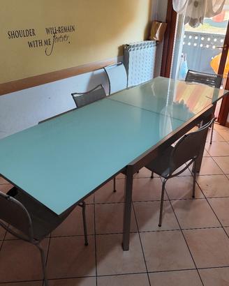 TAVOLO IN VETRO CALLIGARIS 
