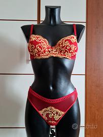 2 set intimo rosso taglia XS e S