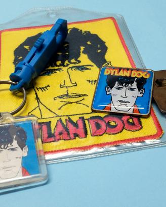 Dylan Dog anni 90 gadgets collezione spille toppe