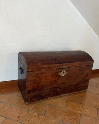 Antico Forziere baule legno