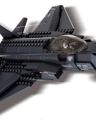 Set mattoncini Aeroplano F-35 Lightning II nero