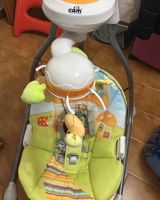 Altalena elettrica neonato Cam