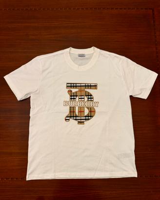 T-shirt bianca Archive Check