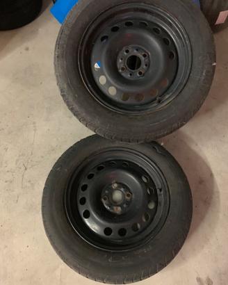 2 cerchi da 15” 4 fori fiat