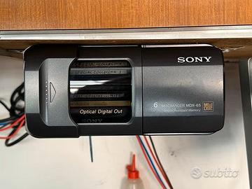 autoradio sony mini disc e caricatore