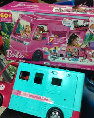 3594NN-Camper Barbie SOLO scatola + camper tanya