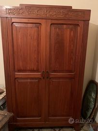 Armadio in olmo massicio h 2.13