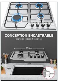 Piano cottura 4 fuochi 