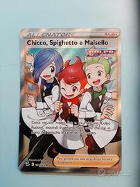 Pokemon - chicco, spighetto e maisello full art