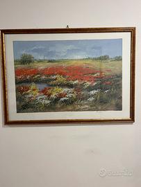 Stampa :Campo di papaveri