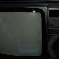 televisore vintage crt