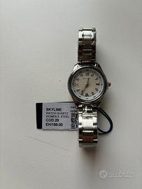 Orologio al quarzo Skyline da donna in acciaio