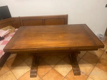 Tavolo legno massello allungabile
