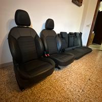 Selleria Stelvio pelle/tessuto non riscaldabile