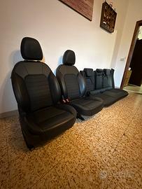 Selleria Stelvio pelle/tessuto non riscaldabile