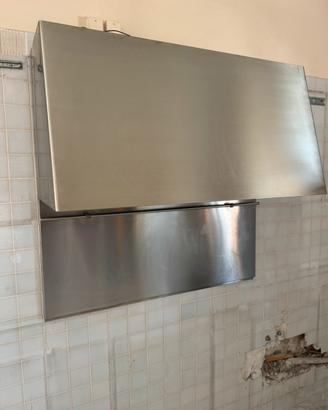 Cappa arredo inox cm 120