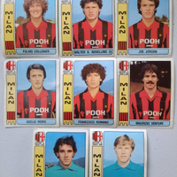 8 Figurine Calciatori Panini Milan 1981/82
