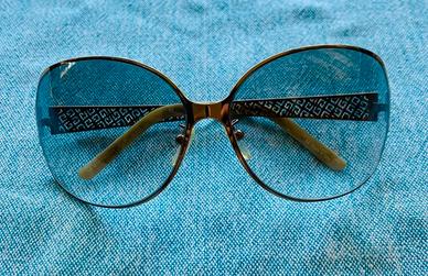 Occhiali da sole Givenchy vintage oro/marrone
