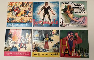 Vinili 45/33 giri tutti 7" - Fiabe anni 60/70