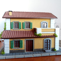 Casello F.S. 1:87 per plastico ferroviario