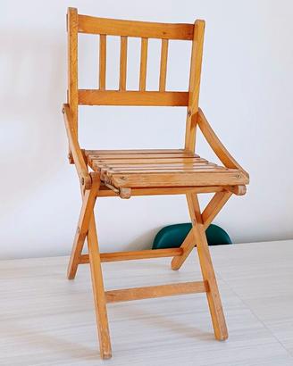 Sedia bambini in legno