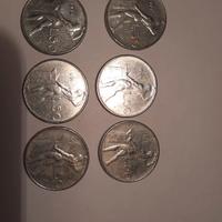 8 Monete da 50 Lire Rare Repubblica Italiana