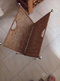 sedia vimini nuova, più poltroncina bimbi,ecc.