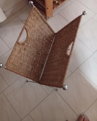 sedia vimini nuova, più poltroncina bimbi,ecc.