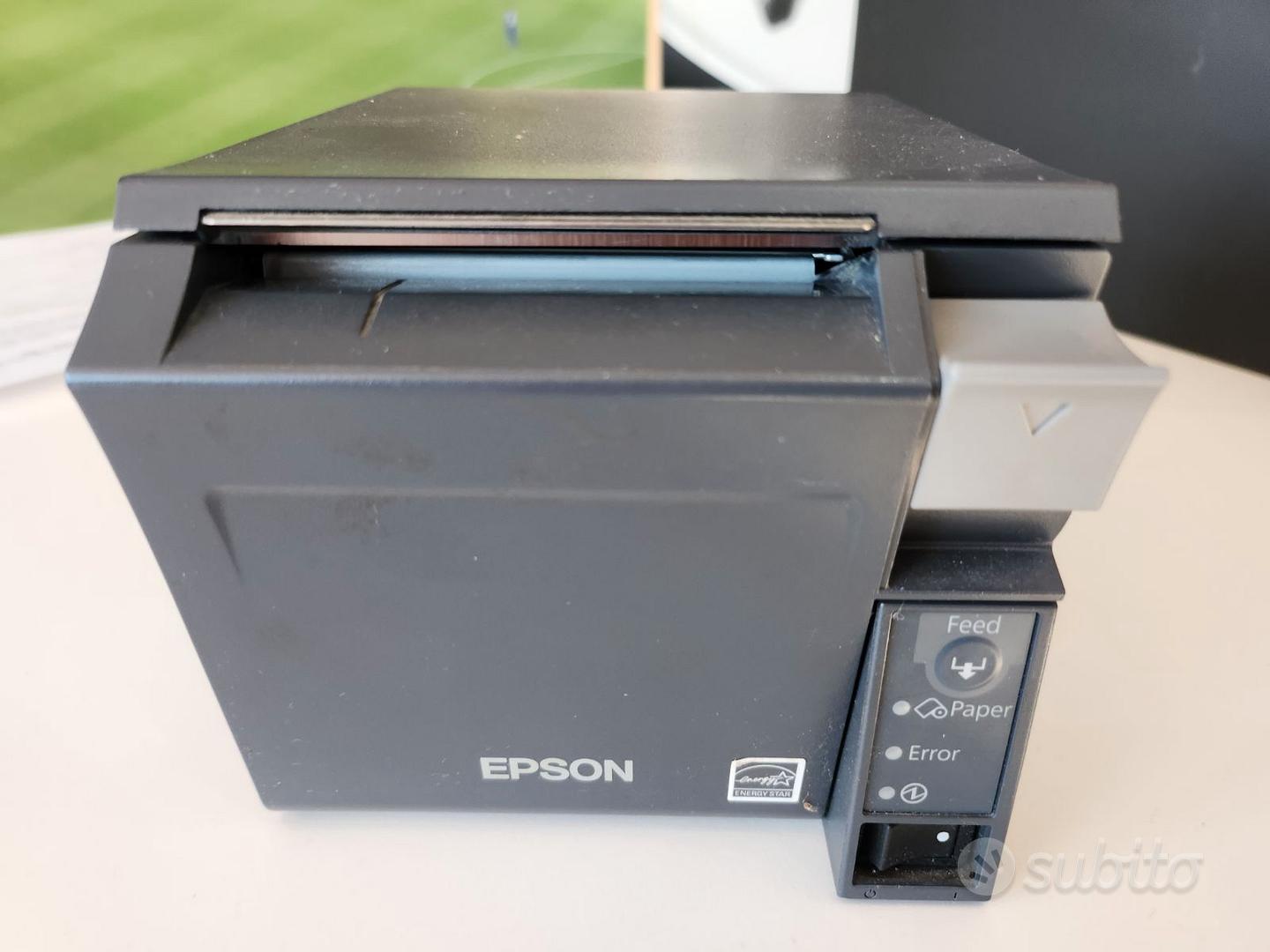 Epson TM-T70II Stampante termica per scontrini, ethernet e USB con  taglierina automatica e buzzer (C31CD38022A1) - OFBA srl